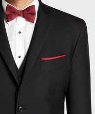 Mens Vintage Black Suit Fashion Apparel men detail view 2 | Dash Racegear — Mens Vintage Black Suit