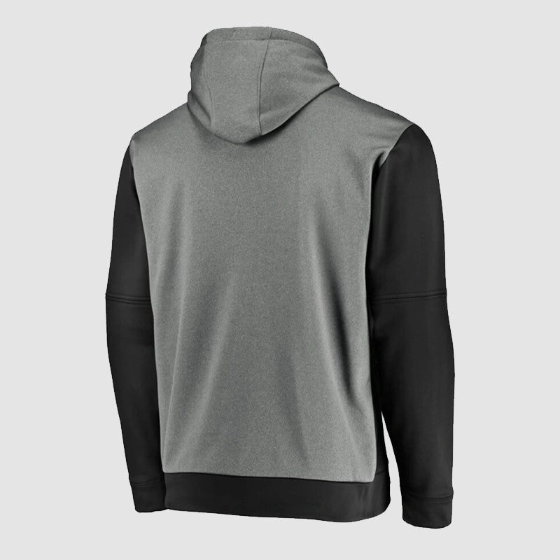 Pittsburgh Pirates Majestic Black Hoodie Hoodie unisex detail view 3 | Dash Racegear — Show your love for the Pirates with this minimalist Majestic hoodie in deep black.