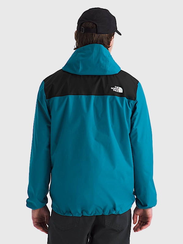 The North Face Men’s Antora Jacket Jacket unisex detail view 6 | Dash Racegear — Stay cozy in The North Face Antora Blue & Black Jacket, perfect for hiking, commuting, or casual wear.