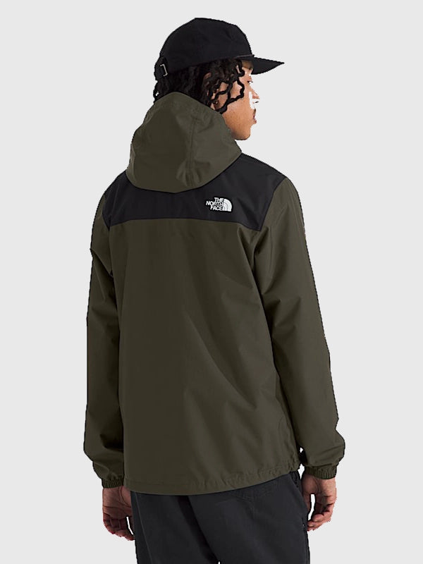 The North Face Men’s Antora Jacket Jacket unisex detail view 4 | Dash Racegear — Stay protected in The North Face Antora Green & Black Jacket, perfect for hiking, commuting, or outdoor adventures.