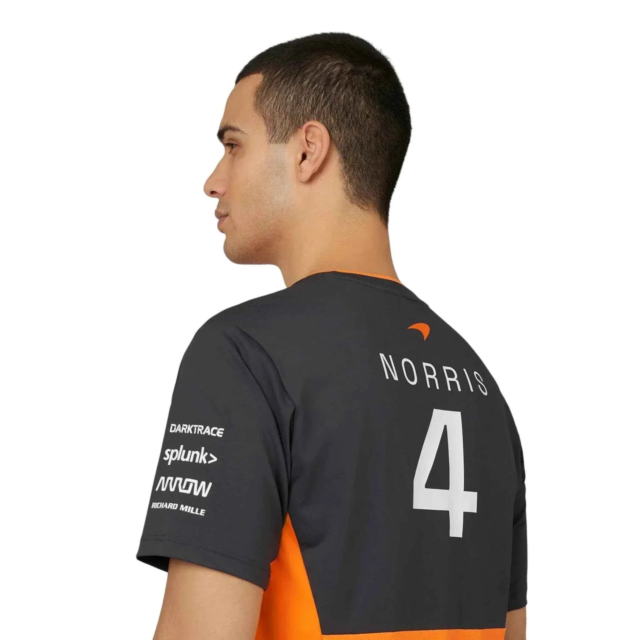 Mens Official Teamwear Set Up T - Shirt Lando Norris Formula 1