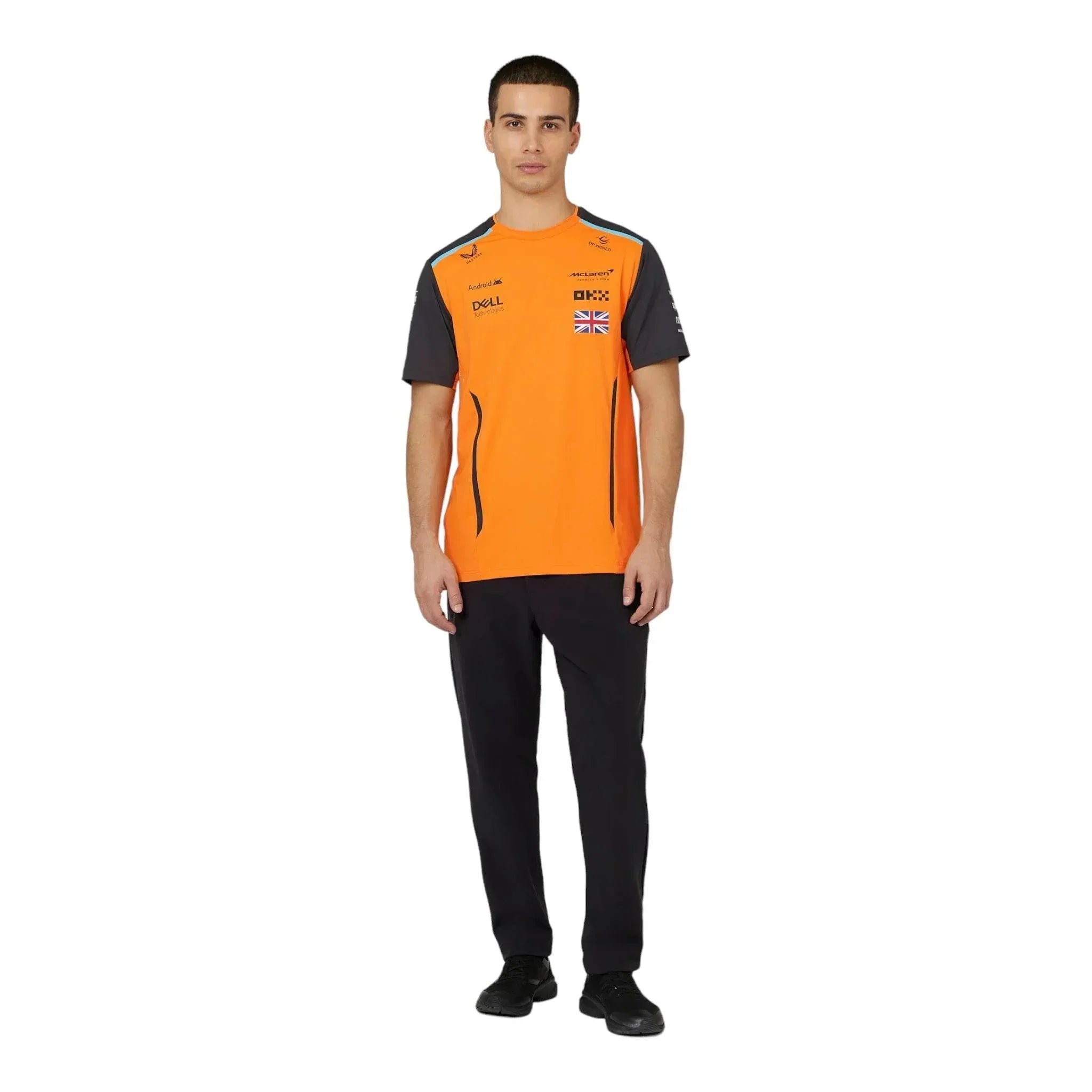 Mens Official Teamwear Set Up T - Shirt Lando Norris Formula 1