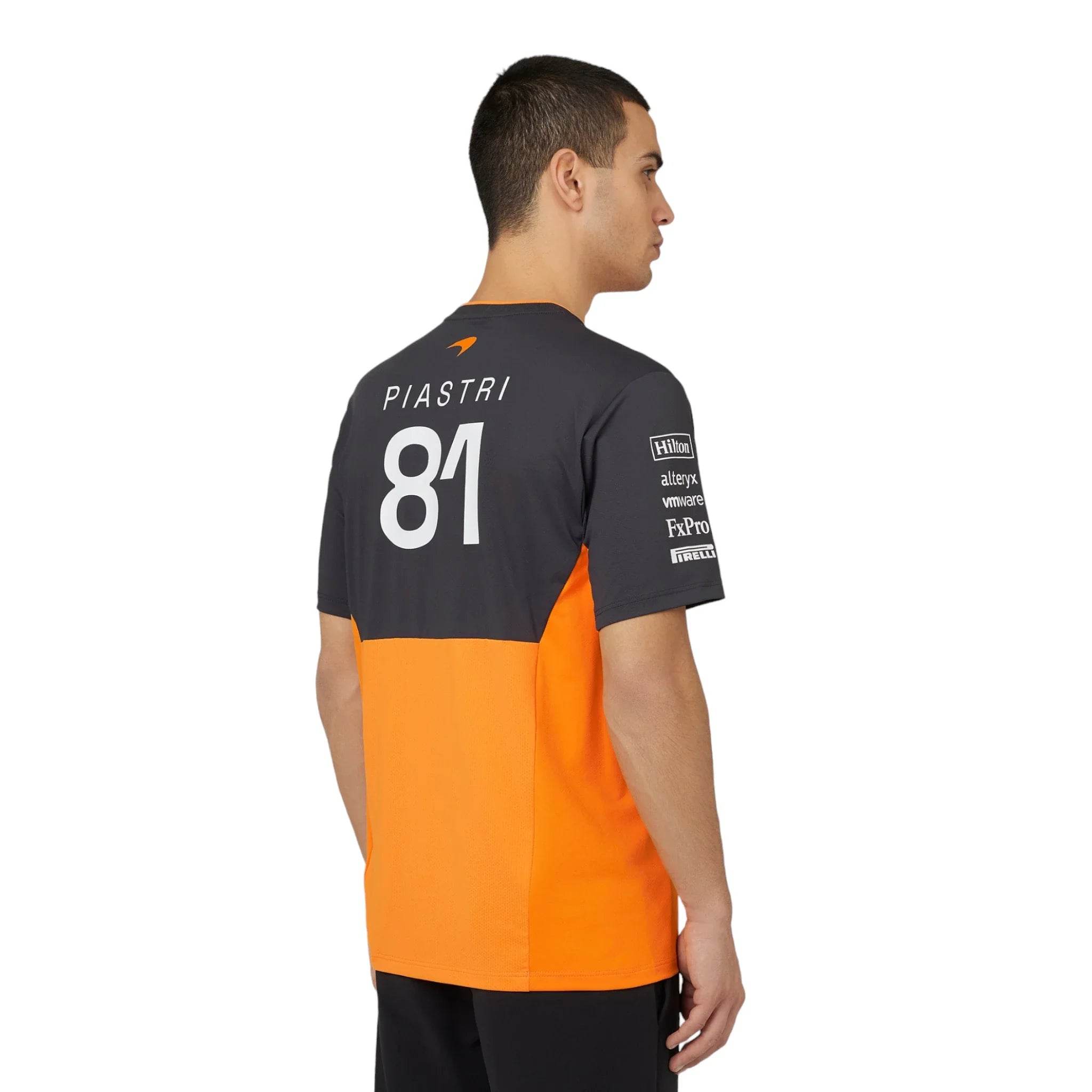 Mens Official Teamwear Set Up T-Shirt Oscar Piastri Formula 1 - Dash Racegear Store