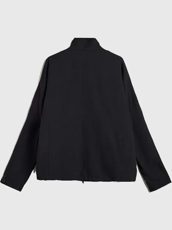 Y-3 x Mercedes-AMG F1 Track Jacket Jacket unisex detail view 3 | Dash Racegear — Black 2026 Y-3 Mercedes-AMG F1 track jacket, ideal for layering during casual or active days.