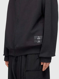 Y-3 x Mercedes-AMG F1 Zip Hoodie Hoodie unisex detail view 4 | Dash Racegear — Black 2026 Y-3 Mercedes-AMG F1 hoodie with full zip, ideal for casual layering or track-day wear.