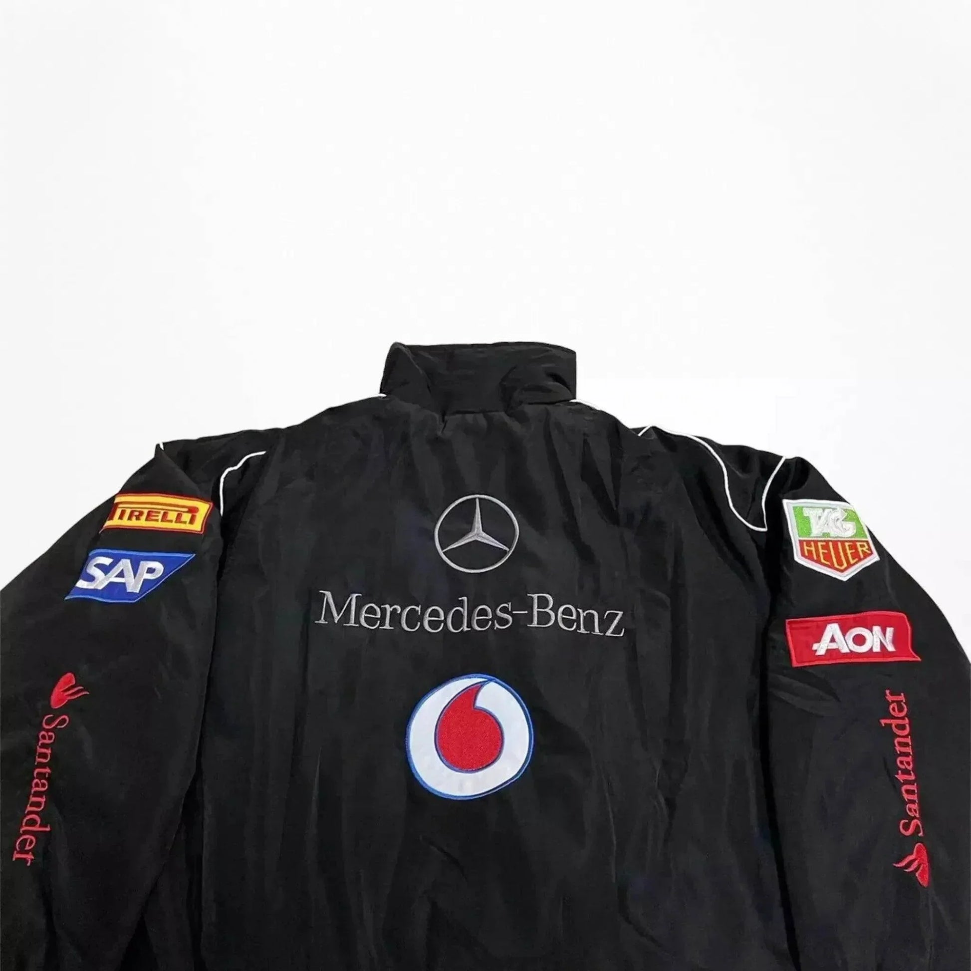 Vintage Mercedes-Benz F1 Embroidered Retro Racing Jacket | Dash Racegear