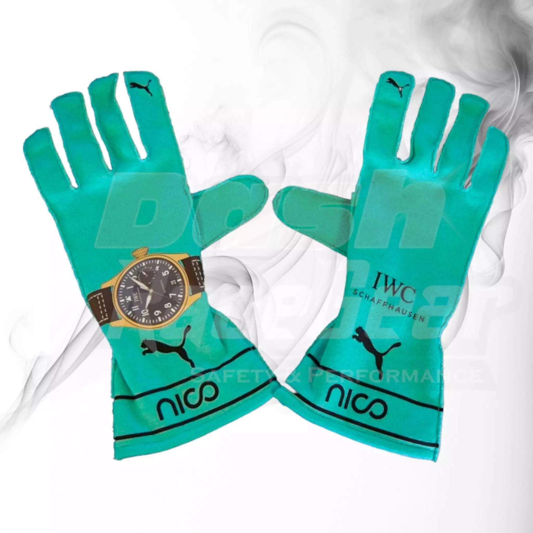 Mercedes AMG Petronas F1 Team Gloves - AbuDhai GP - Dash Racegear Store