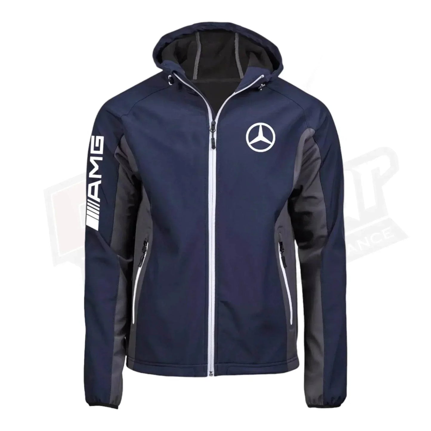 Mercedes AMG SoftShell Racing Jacket With Hoodie | Dash Racegear