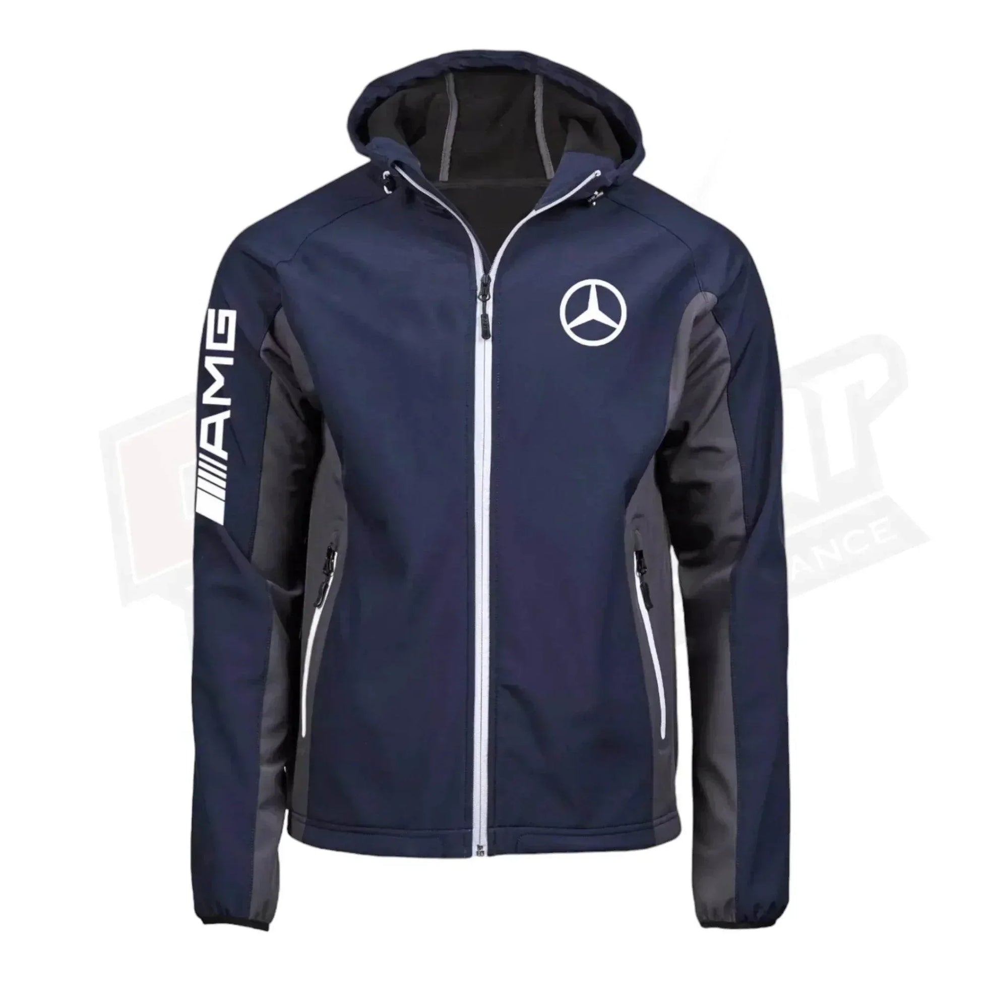 Mercedes AMG SoftShell Racing Jacket With Hoodie | Dash Racegear