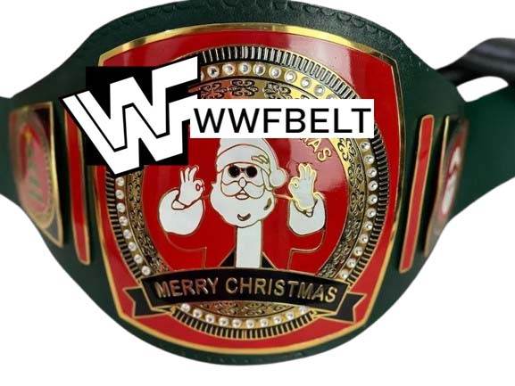 Merry Christmas 2024 Championship Title Belt Gift Adult Size - 1 | Dash Racegear