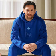 Lionel Messi x Adidas Hoodie Hoodie unisex front product view | Dash Racegear — Adidas Hoodie – Lionel Messi Signature Edition