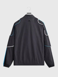 Kith & Messi for Adidas Football Track Jacket Jacket unisex detail view 2 | Dash Racegear — Black full-zip track jacket inspired by Kith x Messi x Adidas Football 2026 with relaxed everyday fit.