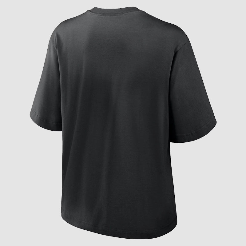 Miami Marlins Nike 2025 City Connect Logo Boxy T-Shirt Shirt unisex detail view 3 | Dash Racegear — City Connect Logo Tee – Miami Marlins Nike Boxy Fit T-Shirt 2025
