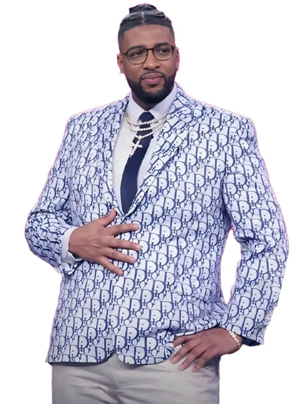 Michael Todd Christian Dior Blazer Jacket Jacket unisex detail view 6 | Dash Racegear — Michael Todd in a sleek Christian Dior blazer jacket, stylish and polished for events or formal occasions.
