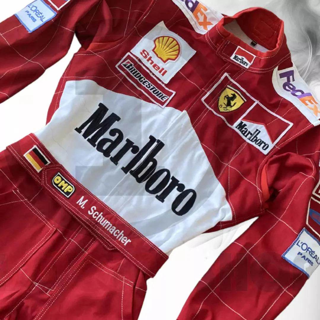 Michael Schumacher 2001 Replica Racing Suit