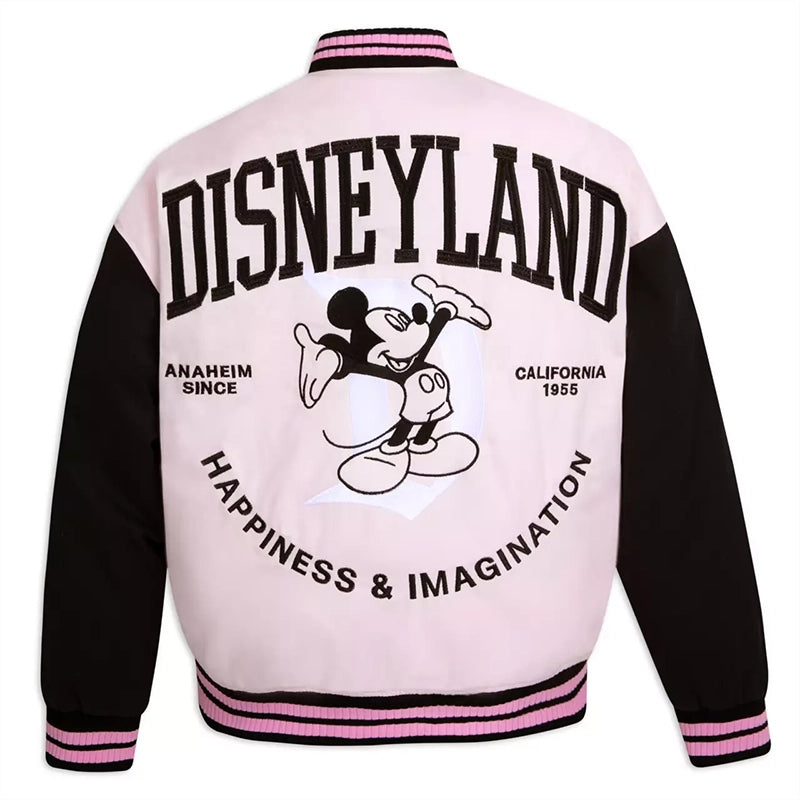 Disneyland Varsity Jacket Varsity Jacket unisex detail view 3 | Dash Racegear — Varsity Jacket with Iconic Disneyland Branding