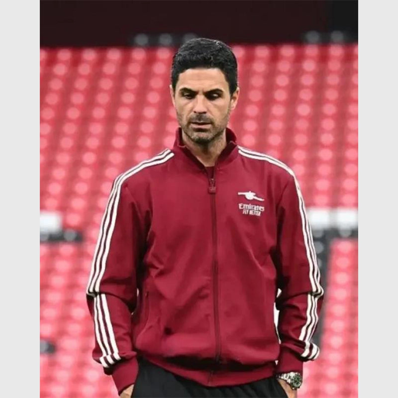 Mikel Arteta UEFA Champions League 2025/26 Jacket Jacket unisex front product view | Dash Racegear — UCL 2025/26 Mikel Arteta Performance Jacket