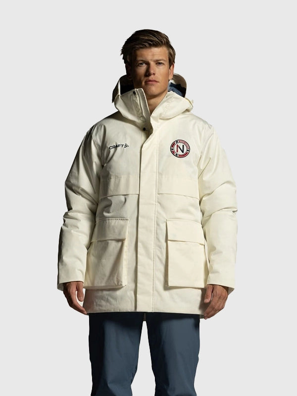 Winter Olympics 2026 Opening Ceremony Team Norway Jacket Jacket unisex detail view 4 | Dash Racegear — Make an Olympic statement with the Team Norway off-white padded parka from Milano Cortina 2026.