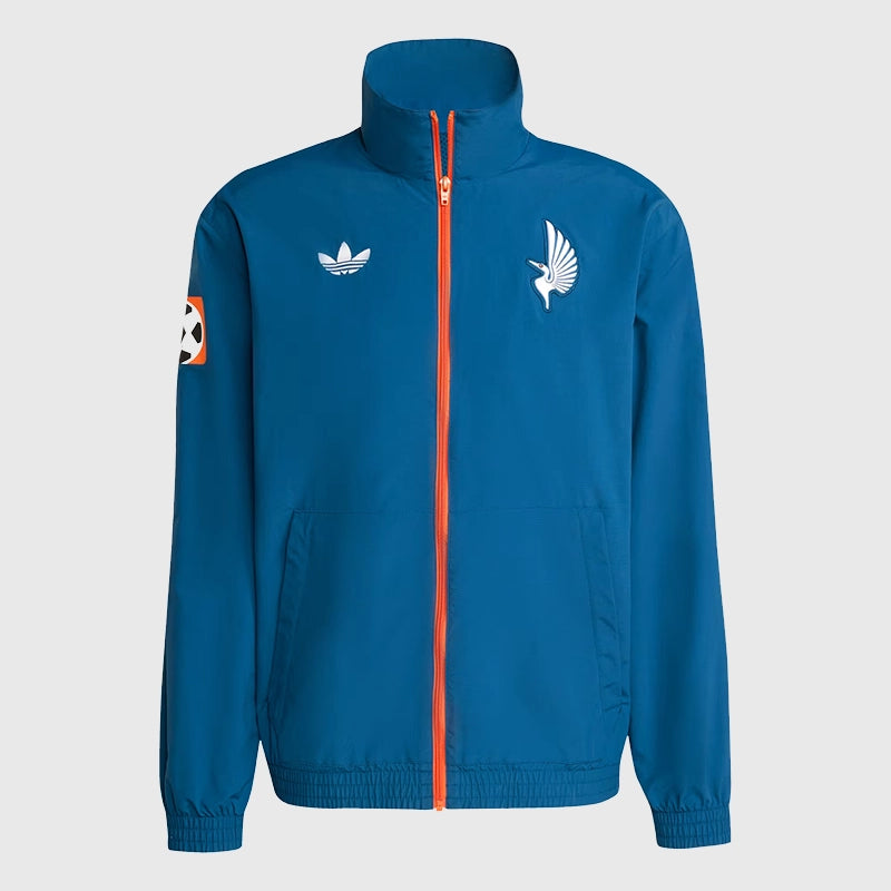 Minnesota United FC 2025 Archive Anthem Jacket Jacket unisex front product view | Dash Racegear — Classic meets contemporary in this 2025 Minnesota United anthem jacket