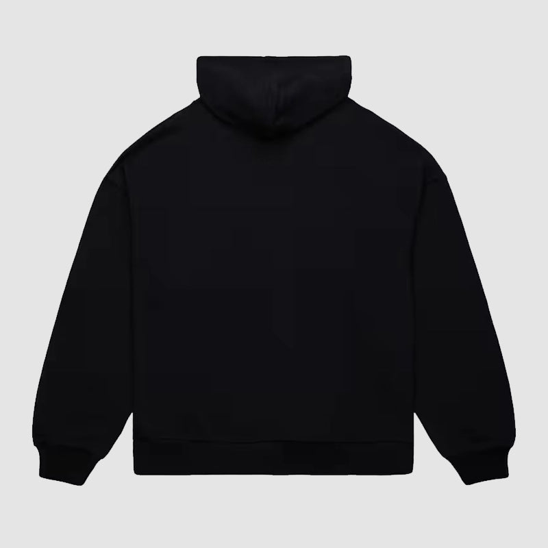 Black Los Angeles Dodgers Logo Over Pullover Hoodie Hoodie unisex detail view 2 | Dash Racegear — Black pullover hoodie showcasing Los Angeles Dodgers logo
