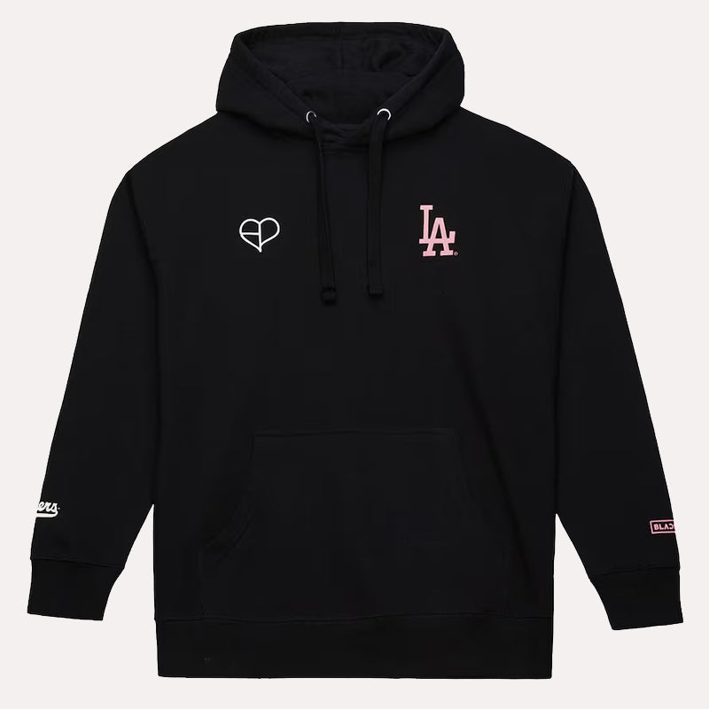 Dodgers Mitchell & Ness x BLACKPINK Hoodie Hoodie unisex detail view 3 | Dash Racegear — BLACKPINK x Dodgers Hoodie – Limited Drop by Mitchell & Ness