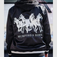 Mumford and Sons Bomber Jacket Bomber Jacket unisex detail view 3 | Dash Racegear — Mumford and Sons music merch bomber jacket