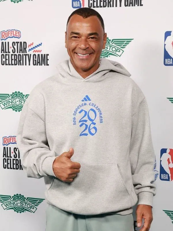 NBA All Star 2026 Cafu Hoodie Hoodie unisex front product view | Dash Racegear — Black NBA All Star 2026 Cafu hoodie with bold front logo and cozy fleece perfect for game-day vibes.