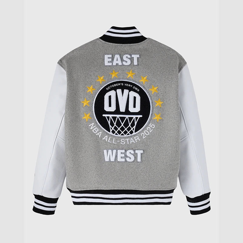 NBA All Star Varsity Jacket Varsity Jacket unisex detail view 2 | Dash Racegear — NBA Team Varsity Jacket – All Star Design