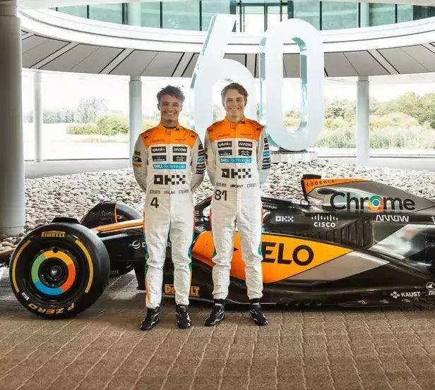 NEW MCLAREN SILVERSTONE OSCAR PIASTRI 2023 F1 TEAM RACE SUIT KIDS - Dash Racegear Store