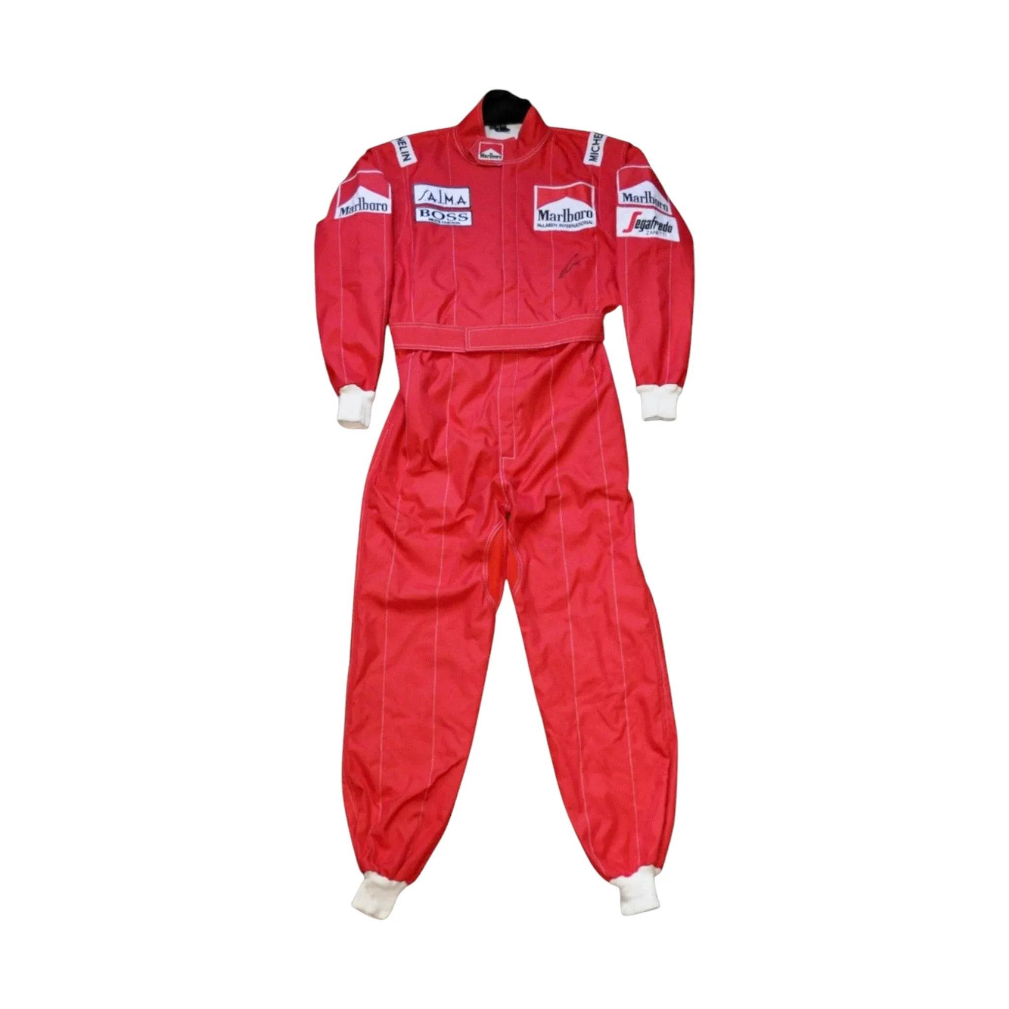 NIKI LAUDA SIGNED McLaren 1984 F1 REPLICA Race SUIT - Dash Racegear Store