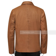 The Harder They Fall Nat Love Leather Jacket Leather Jacket unisex detail view 2 | Dash Racegear — Jonathan Majors The Harder They Fall Jacket