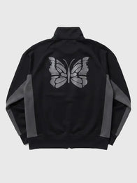 NEEDLES x FILA Track Jacket Jacket unisex detail view 3 | Dash Racegear — 2026 Needles x Fila track jacket showcasing premium fleece comfort with sleek athletic-inspired styling.