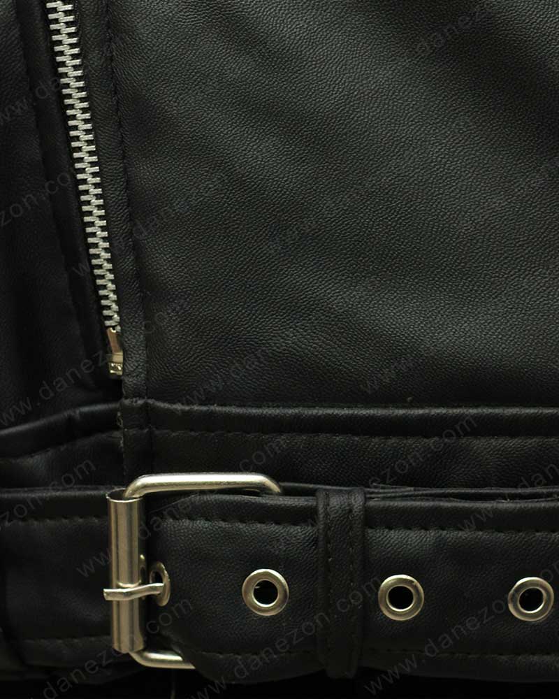 The Walking Dead Negan Jacket Biker Jacket unisex detail view 3 | Dash Racegear — Negan Jacket