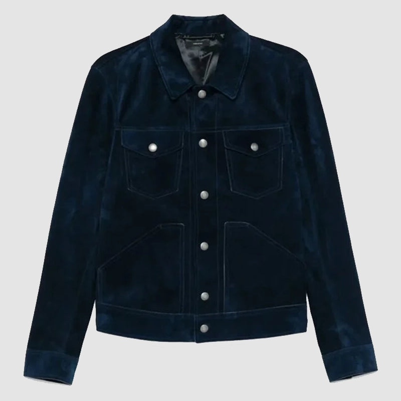 American Idol S08 Luke Bryan Suede Jacket Jacket unisex detail view 2 | Dash Racegear — American Idol S08 Luke Bryan Suede Jacket – A Must-Have for Fans