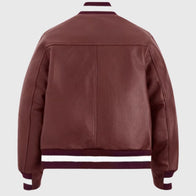 2025 US Open Coco Gauff New Balance Leather Jacket Leather Jacket unisex detail view 4 | Dash Racegear — Coco Gauff signature New Balance leather outerwear US Open edition