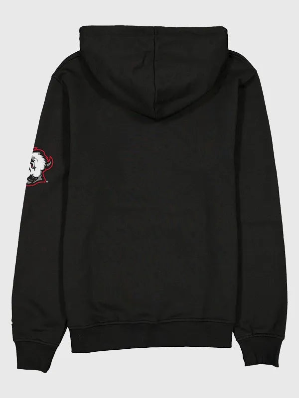 New Era Wagon Hoodie Hoodie unisex detail view 2 | Dash Racegear — New Era Wagon black 2026 pullover hoodie, unisex fleece comfort piece ideal for layering during cold weather and downtime