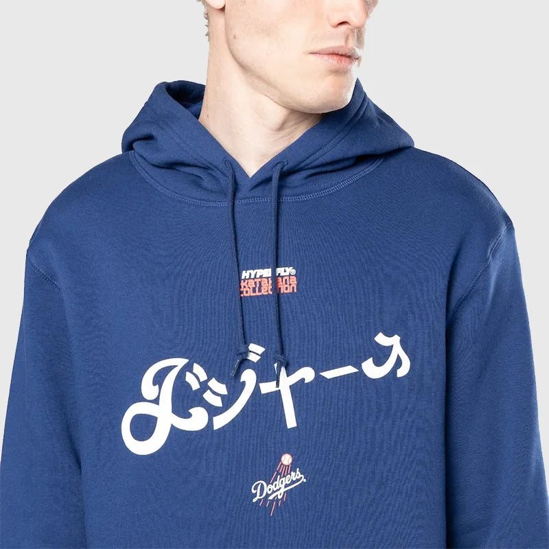 Los Angeles Dodgers New Era x Hyperfly Hoodie Hoodie unisex detail view 3 | Dash Racegear — Limited edition Hyperfly and New Era hoodie for LA Dodgers
