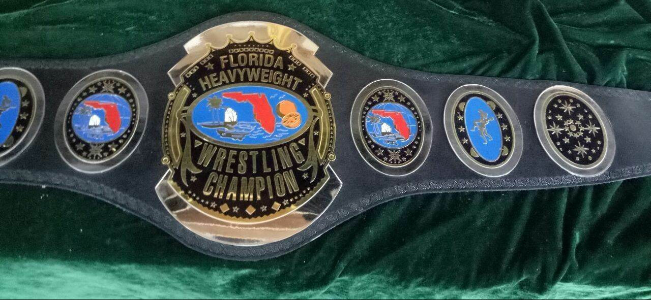 New Florida Heavyweight Wrestling Champion Title Belt - 2 | Dash Racegear