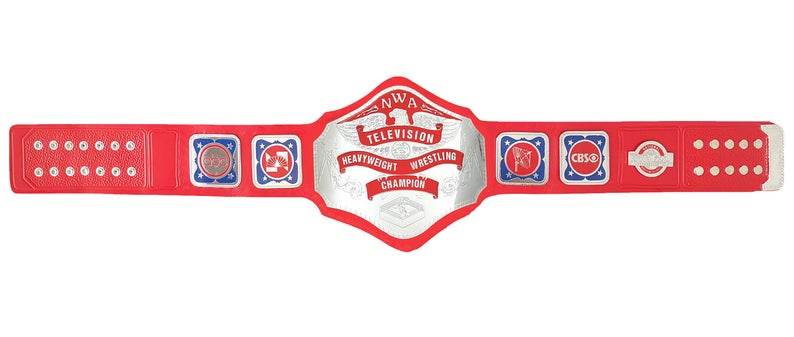 NWA Television Heavyweight Wrestling Championship Title Belt - 2 | Dash Racegear