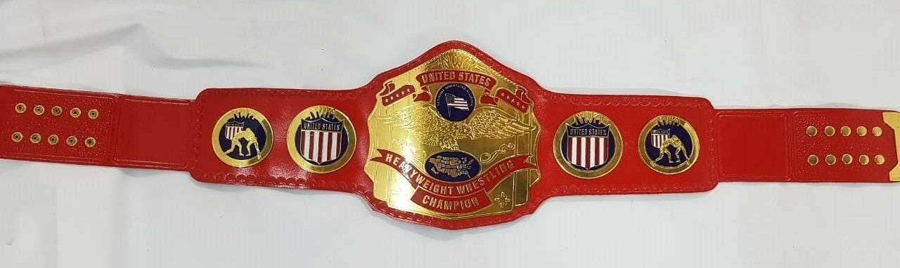 New NWA United States Heavyweight Championship Leather Title Belt - 2 | Dash Racegear