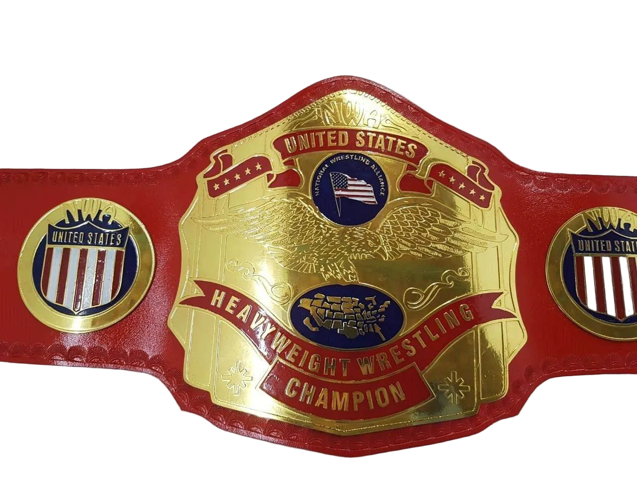 New NWA United States Heavyweight Championship Leather Title Belt - 1 | Dash Racegear