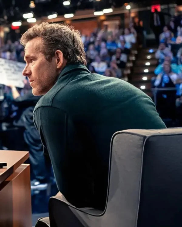 Ryan Reynolds Late Night with Seth Meyers Jacket Jacket unisex detail view 2 | Dash Racegear — Ryan Reynolds Seth Meyers outfit showcasing effortless celebrity style
