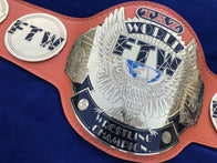 New TAZ FTW Heavyweight Championship Wrestling Leather Belt - 3 | Dash Racegear