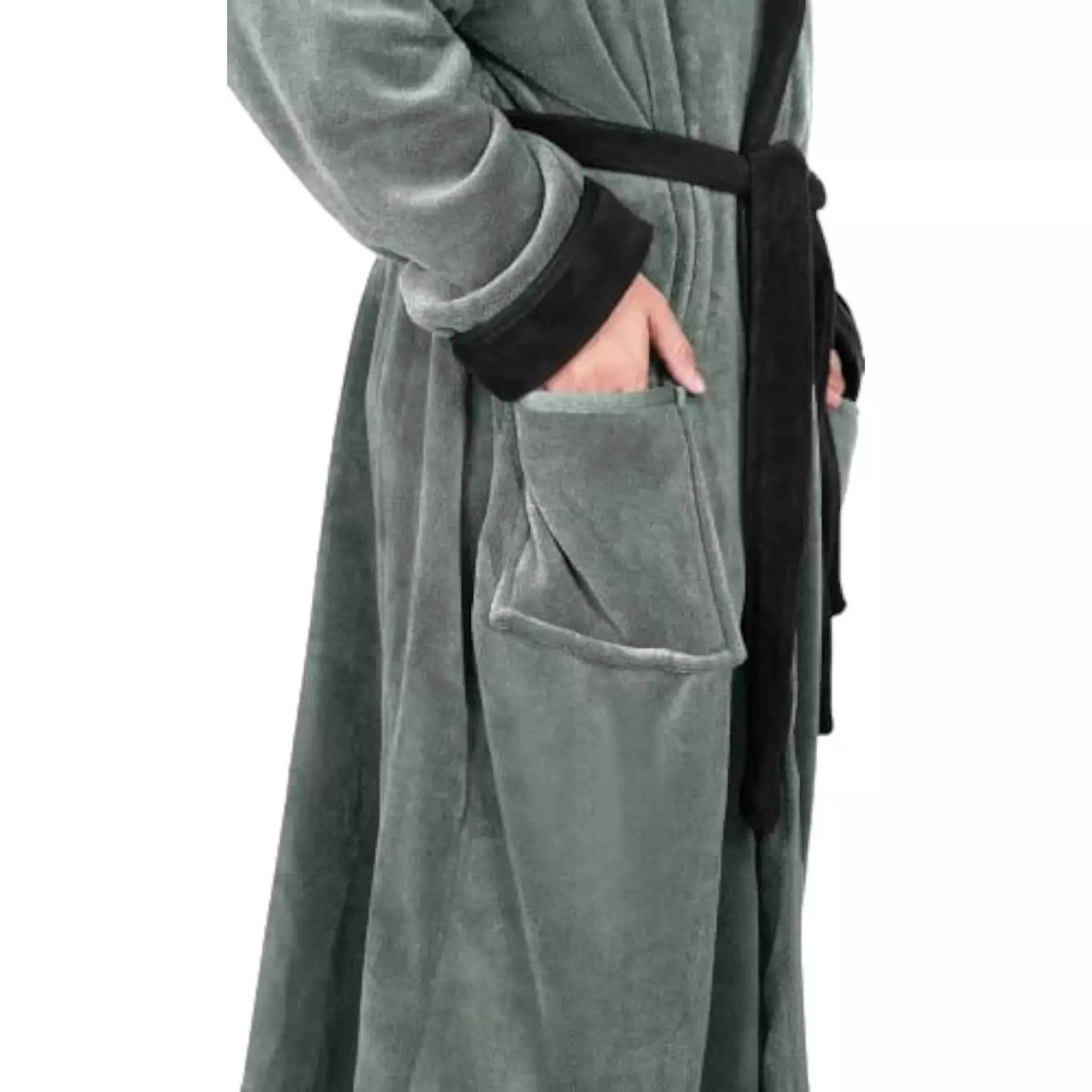 New Unisex Fleece Hooded Bathrobes - Dash Racegear Store