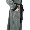 New Unisex Fleece Hooded Bathrobes - Dash Racegear Store