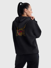 Pittsburgh Pirates 2026 City Connect Hoodie Hoodie unisex detail view 2 | Dash Racegear — Nike Pirates 2026 City Connect women’s black Therma hoodie, insulated fabric and relaxed fit for cold-weather fan comfort.