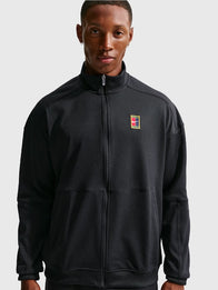 Nike Court Heritage Tennis Jacket Jacket unisex detail view 3 | Dash Racegear — Nike Court Heritage tennis jacket featuring a full-zip design and a clean athletic-inspired look.