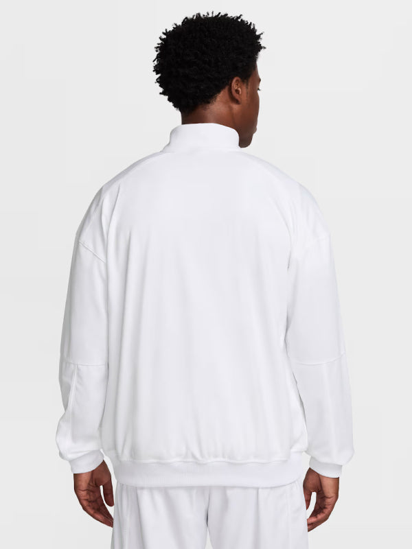 Nike Court Heritage Tennis Jacket Jacket unisex detail view 6 | Dash Racegear — Unisex Court Heritage jacket featuring a streamlined design and lightweight everyday wear.