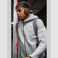 Nike FC Barcelona Tech Fleece Hoodie Hoodie unisex detail view 6 | Dash Racegear — This FC Barcelona Tech Fleece hoodie by Nike is your go-to gear for warmth and style.