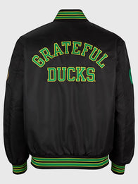Nike Grateful Duck Bomber Jacket Bomber Jacket unisex detail view 2 | Dash Racegear — Grateful Duck x Nike Bomber Jacket crafted for urban lifestyle wear